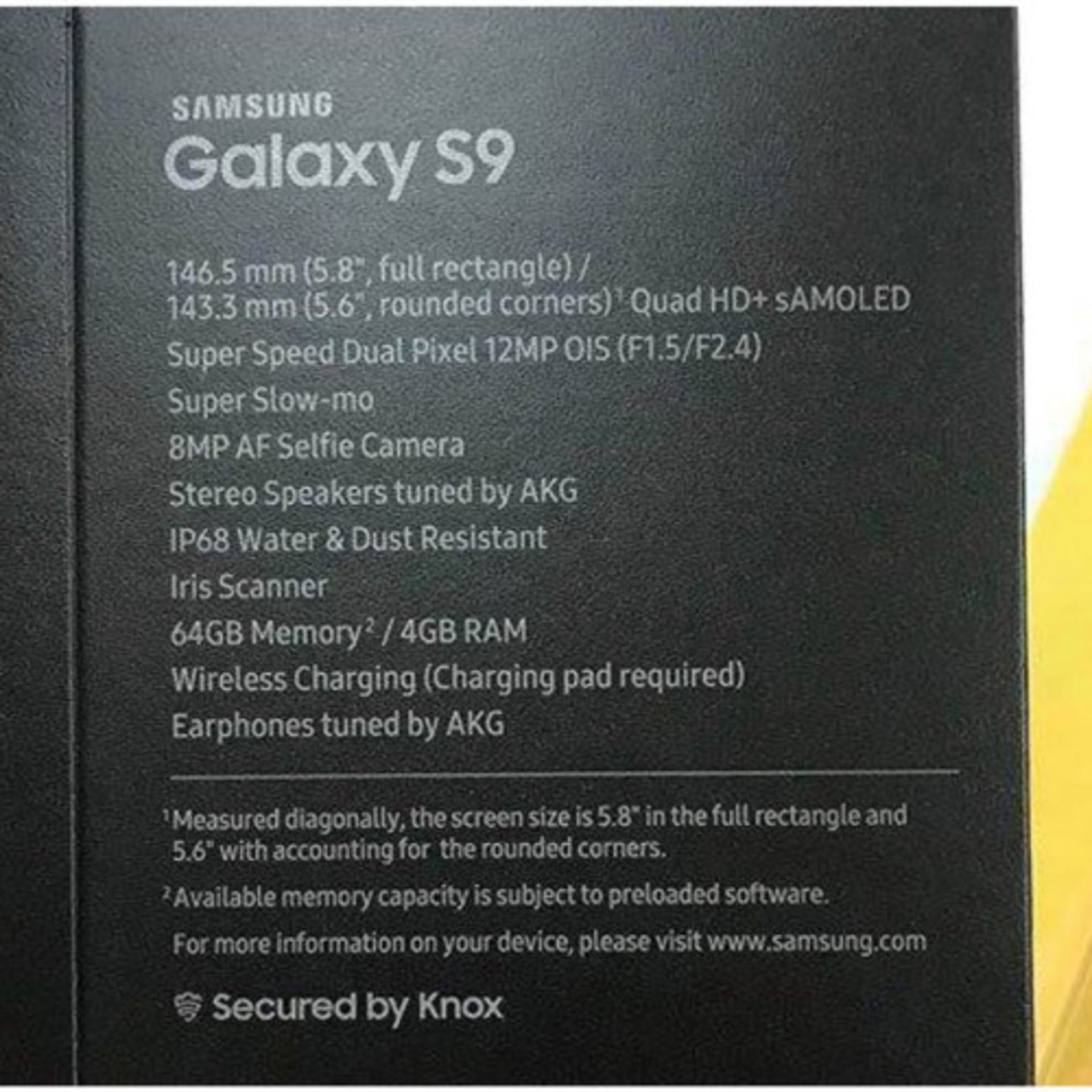 جعبه گلکسی اس ۹