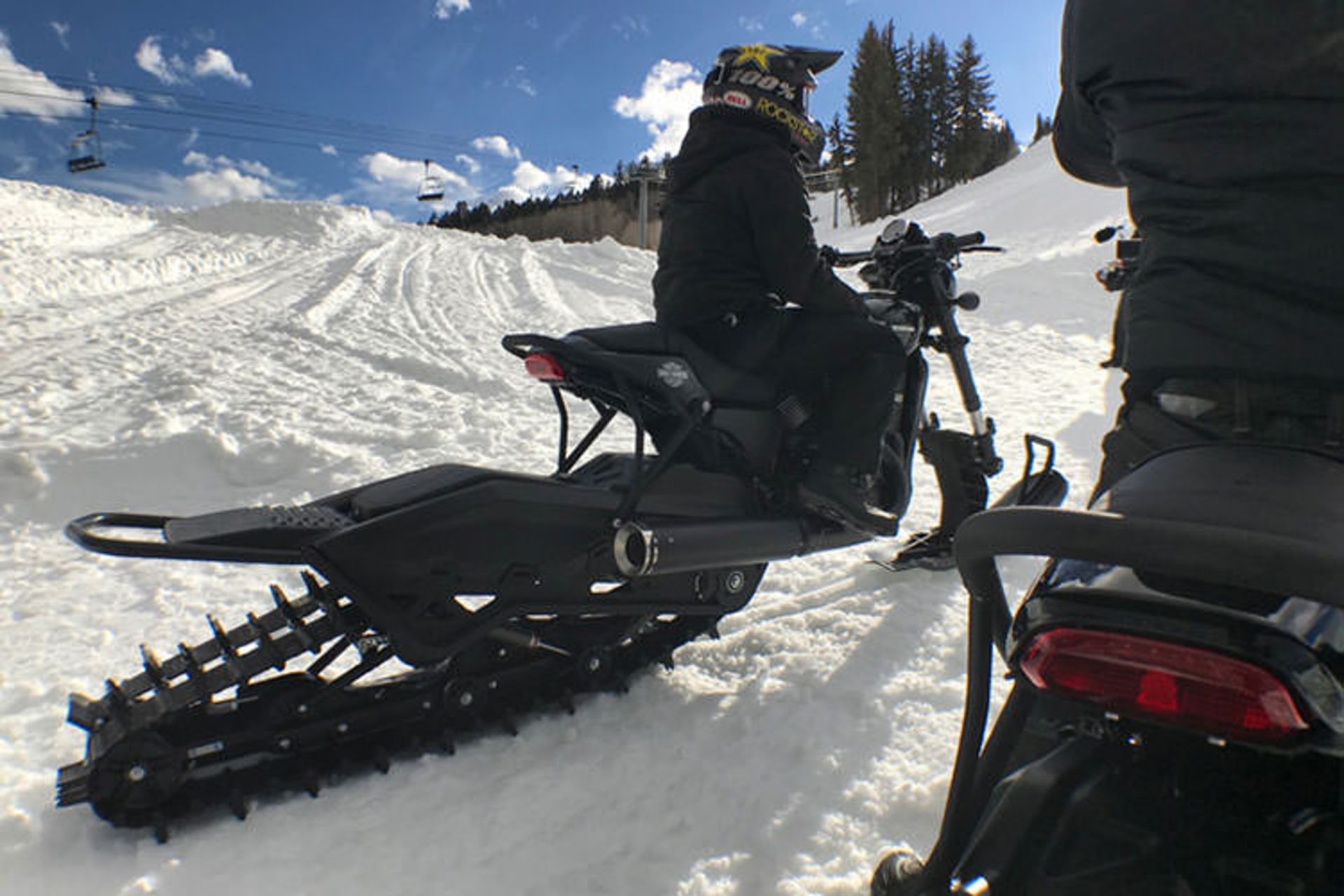harley davidson snow bike / هارلی دیویدسون