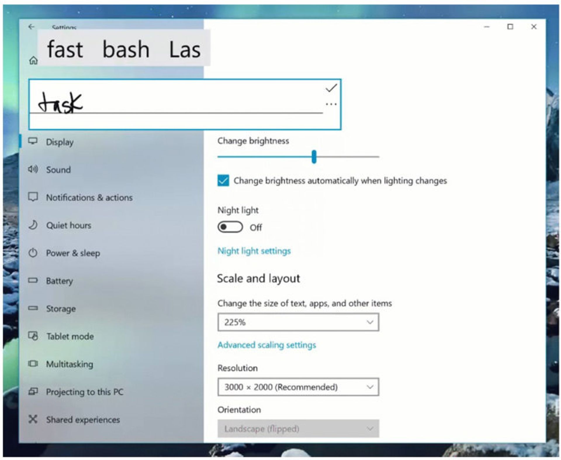 نوشتن با قلم در ویندوز ۱۰