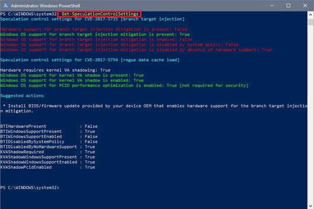 روزنه امنیتی meltdown و spectre