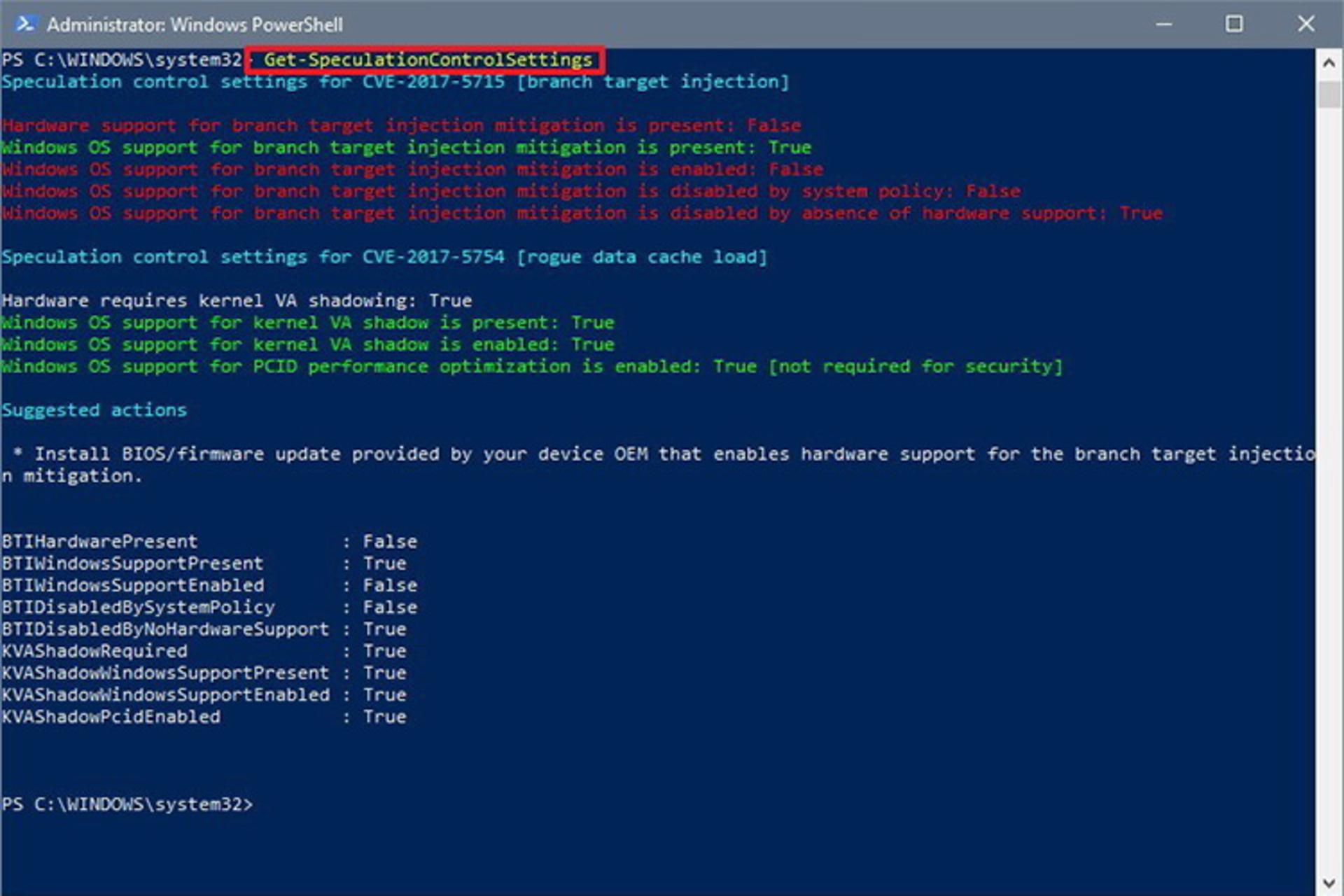 روزنه امنیتی meltdown و spectre