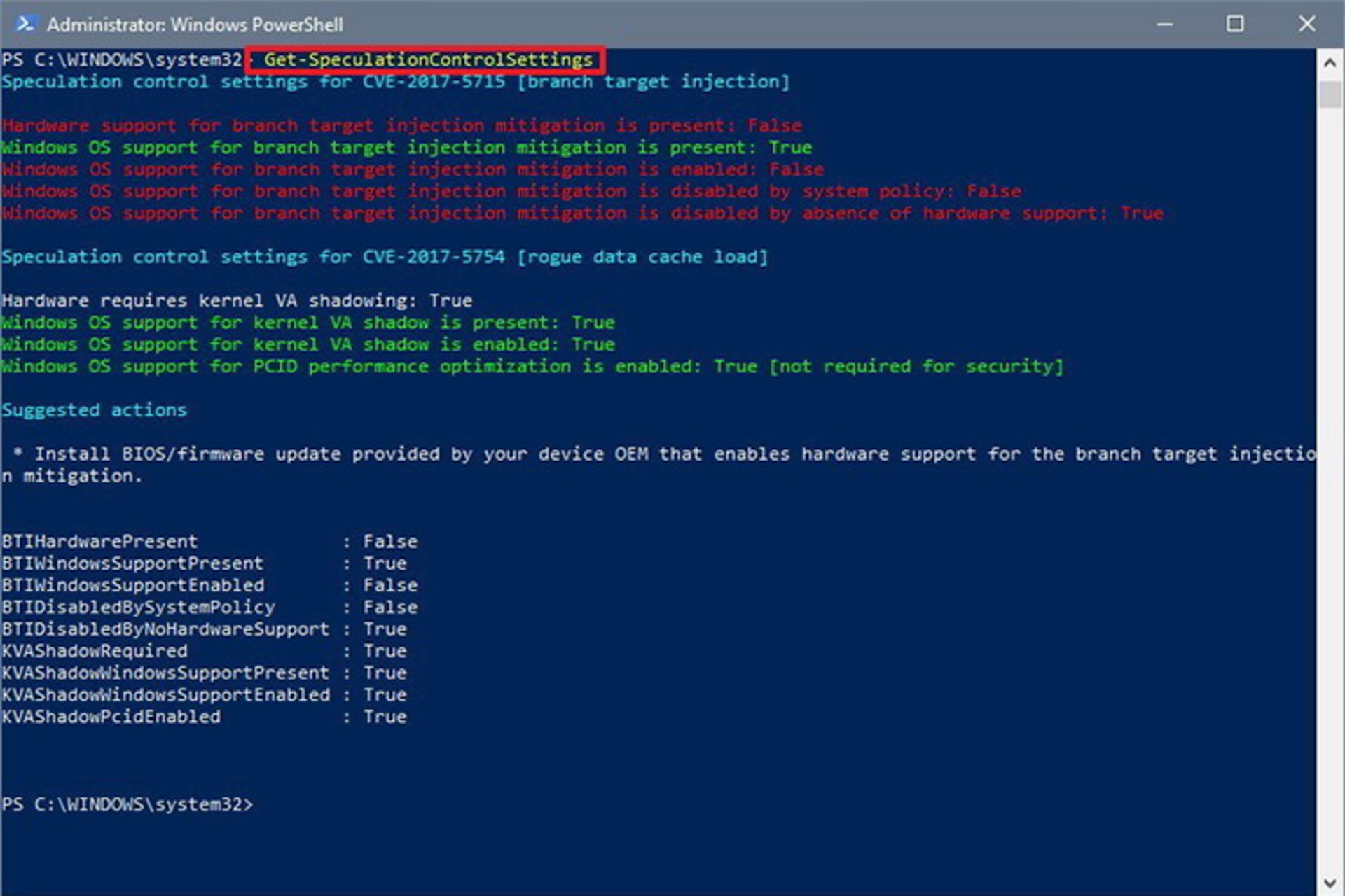 روزنه امنیتی meltdown و spectre