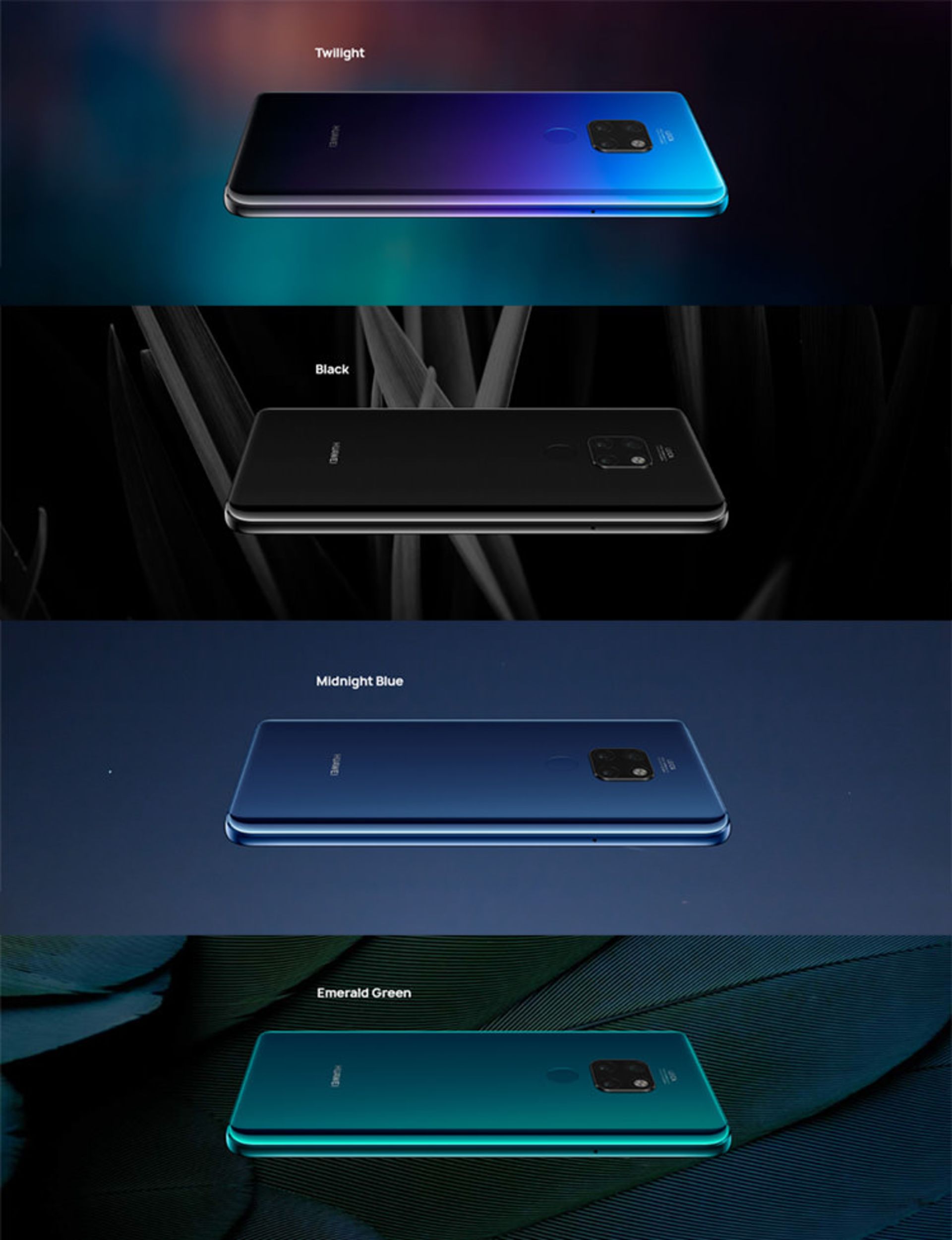 رنگ‌های هواوی میت 20 پرو