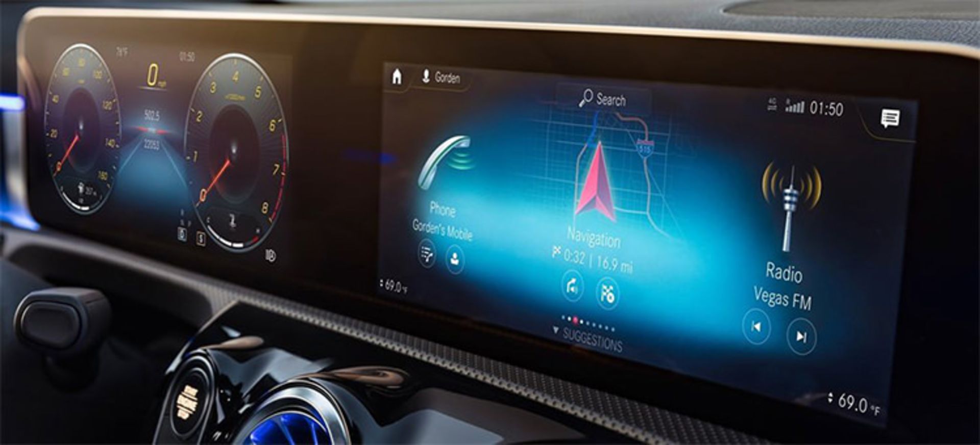 Mercedes Benz MBUX Infotaiment