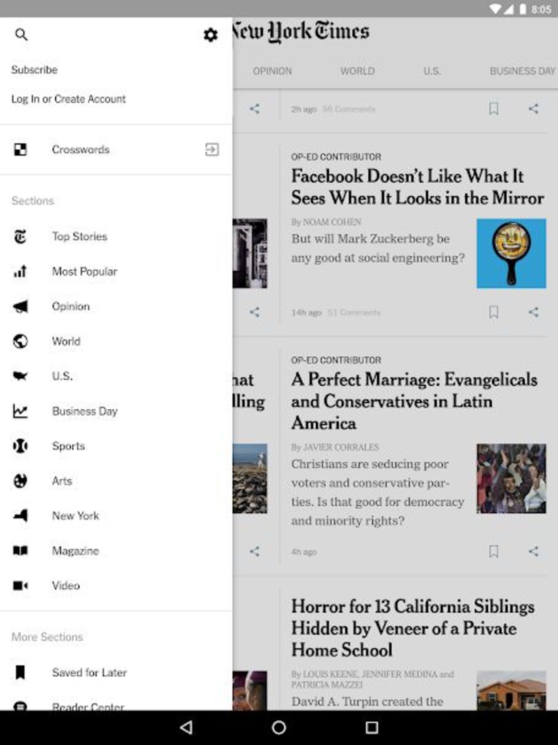 اپلیکیشن نیویورک تایمز