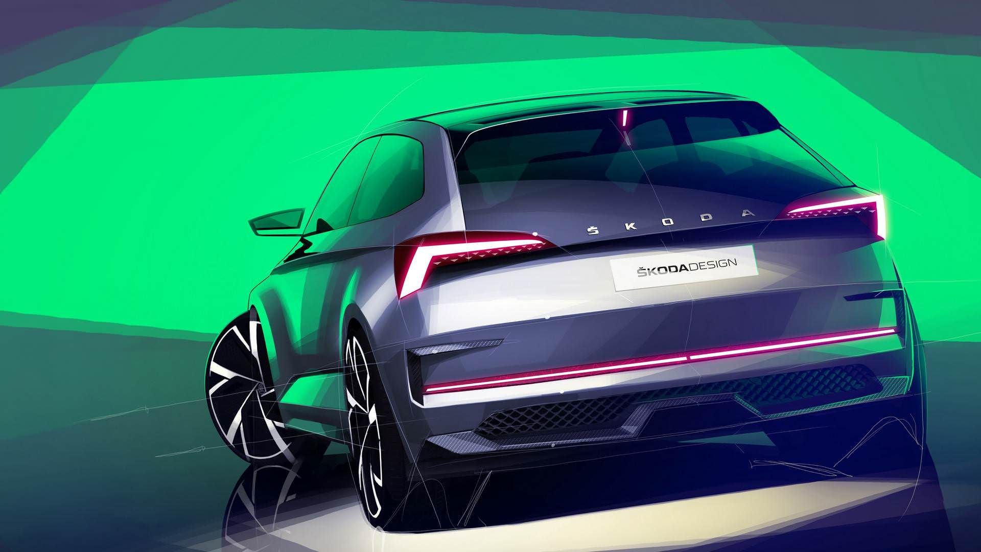 Skoda Vision RS Hybrid Concept / هاچ‌بک مفهومی هیبریدی اشکودا ویژن RS