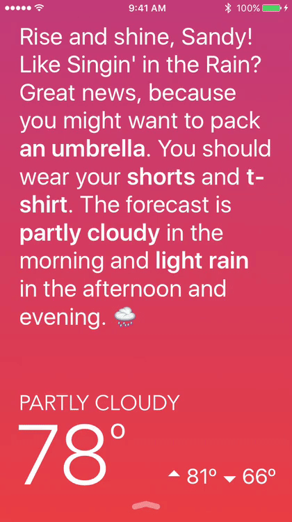 زوم اپ / Brella Personal Weather