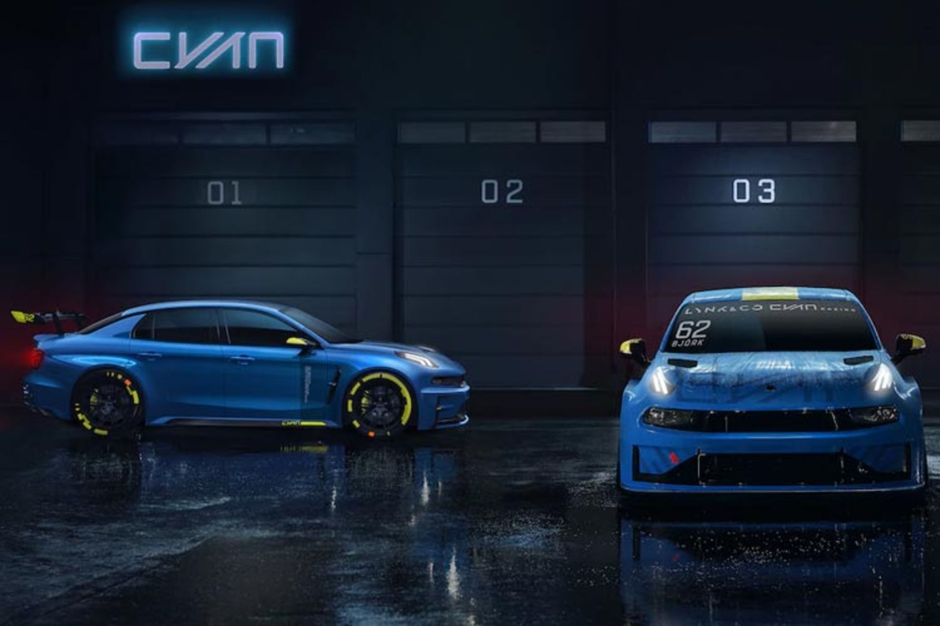 لینک اند کو 03 ساین ریسینگ / Lynk & Co 03 Cyan