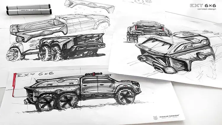Mercedes Benz X-Class Exy 6x6