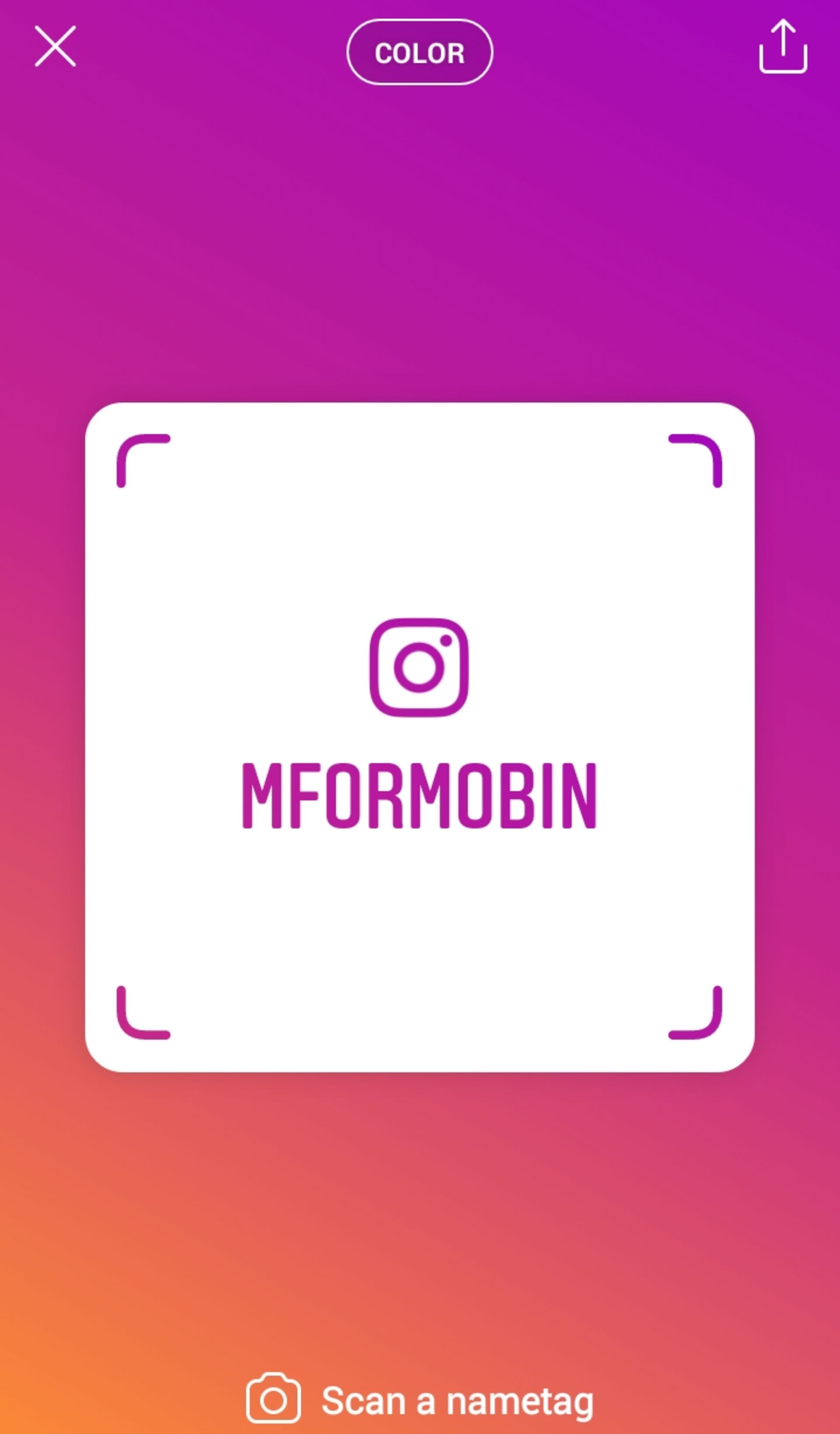 نیم تگ اینستاگرام / Instagram Nametag