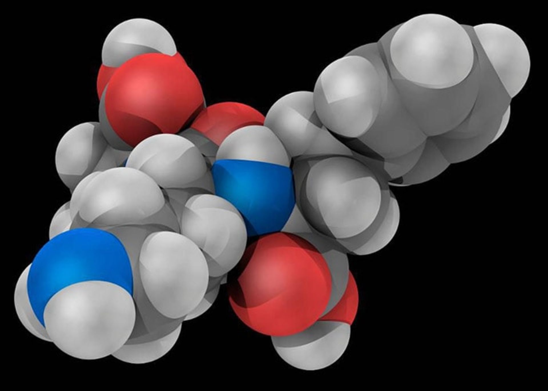 ساختار ملکولی داروی لیزینوپریل