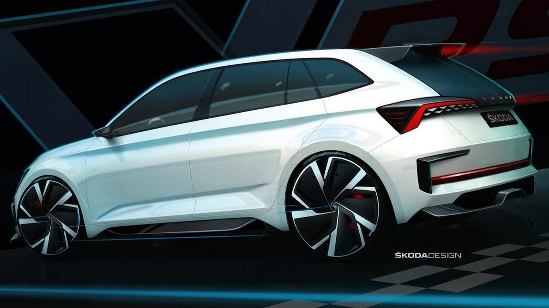 Skoda Vision RS Hybrid Concept / هاچ‌بک مفهومی هیبریدی اشکودا ویژن RS