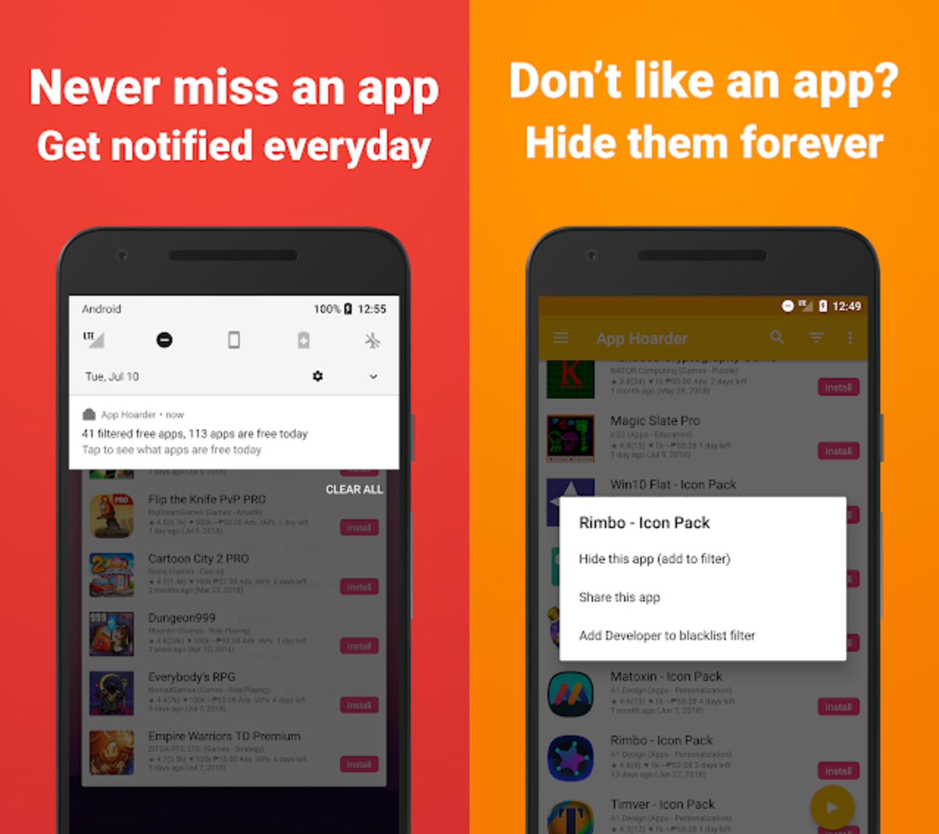 App Hoarder