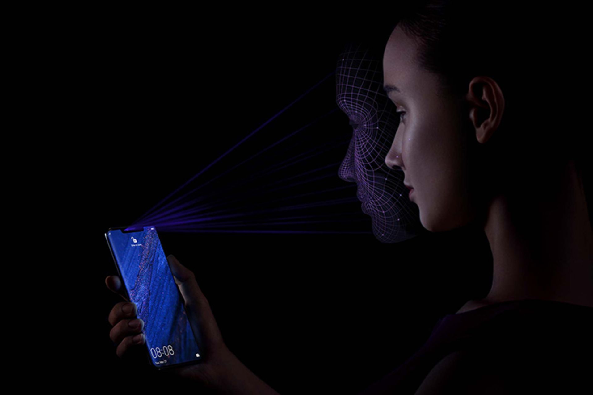 سیستم تشخیص چهره میت 20 پرو