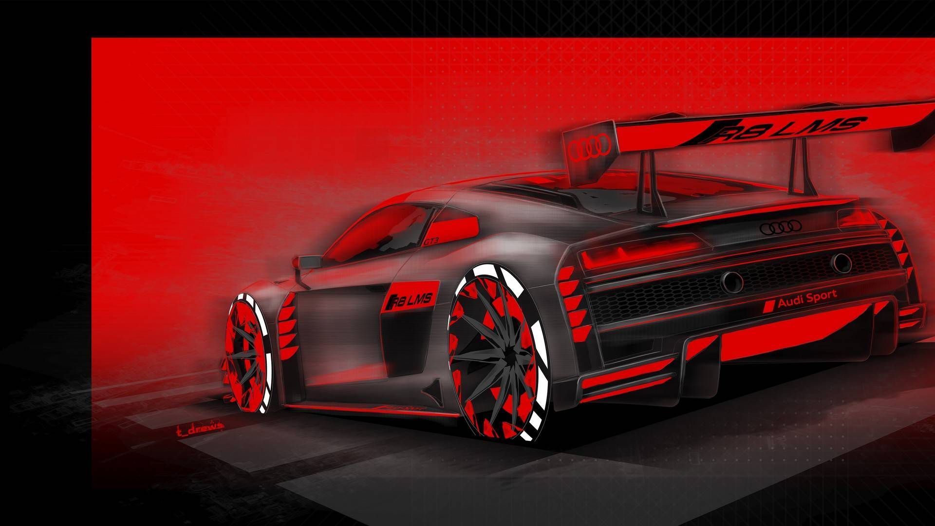 Audi R8 LMS GT3 / خودروی مسابقه‌ای آئودی R8 LMS GT3