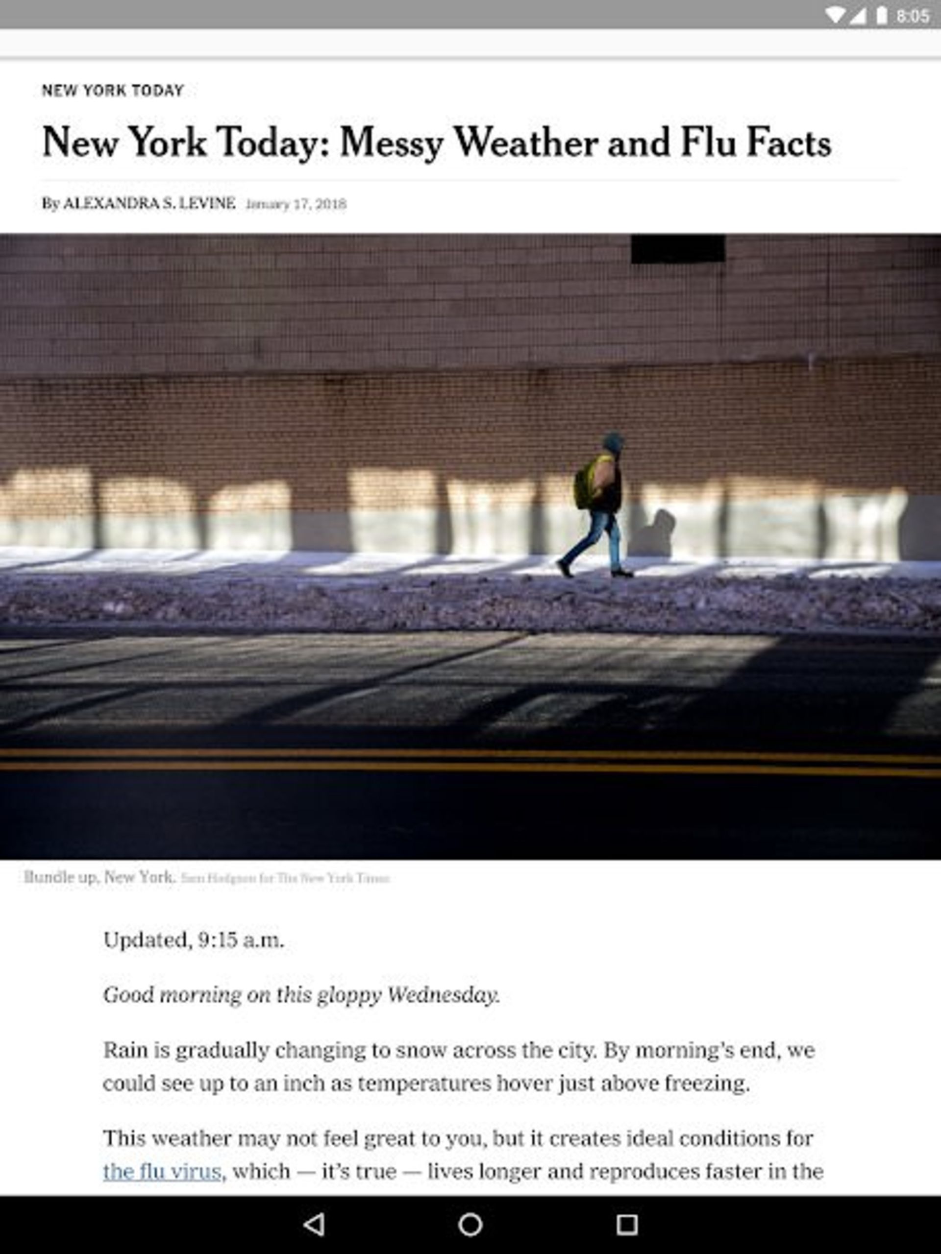 اپلیکیشن نیویورک تایمز