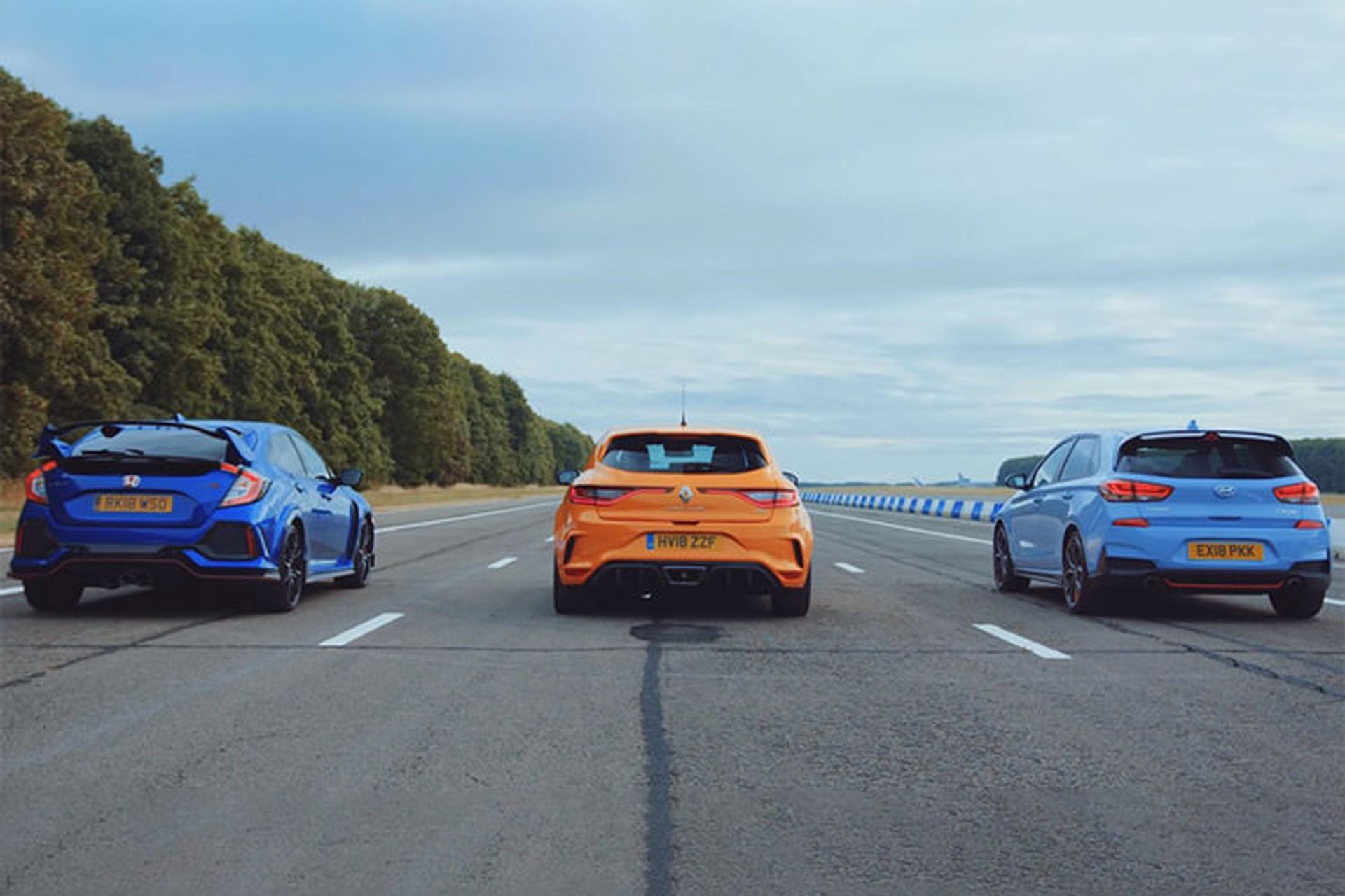 Honda Civic Type R, Renault Megane RS, Hyundai i30 N / هوندا سیویک تایپ آر، رنو مگان RS، هیوندای i30 N