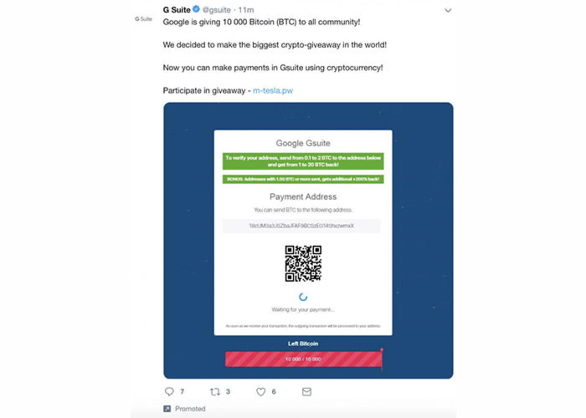 g-suite tweet