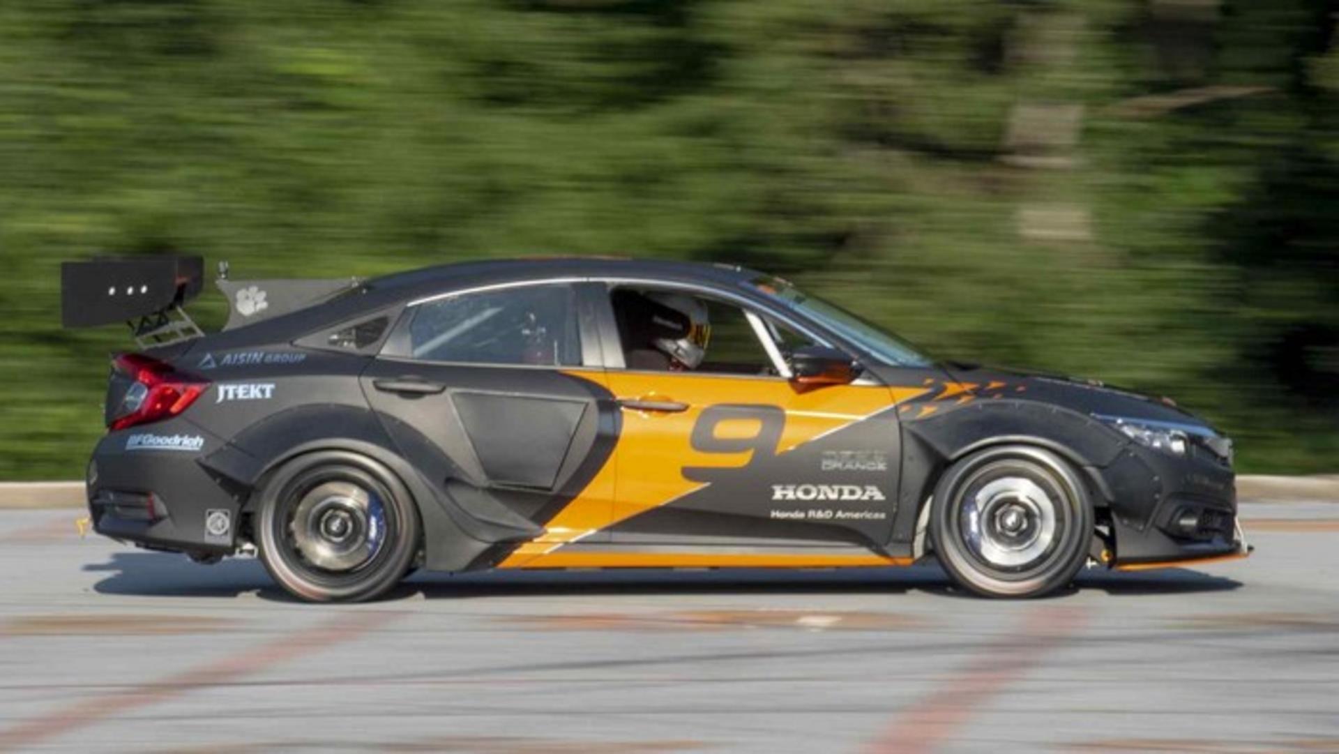 Deep Orange 9 honda civic