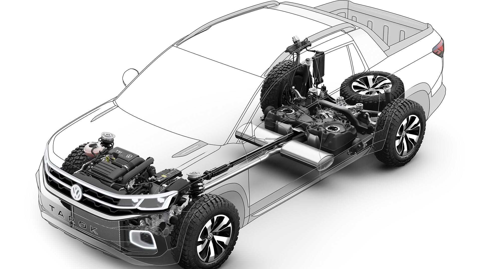 وانت پیکاپ مفهومی فولکس واگن تاروک / Volkswagen Tarok Concept pickup