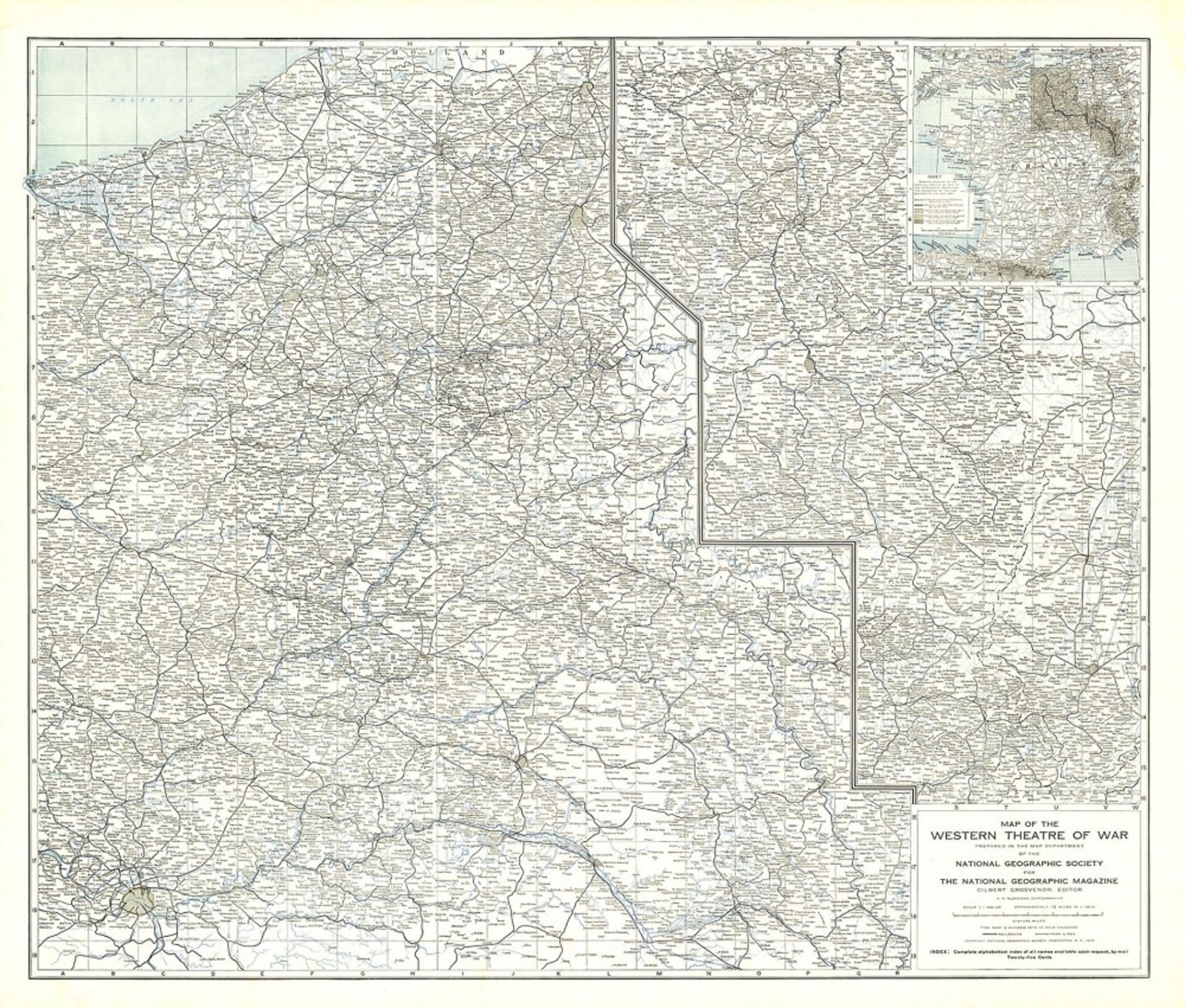 Map of the Western Theatre of War