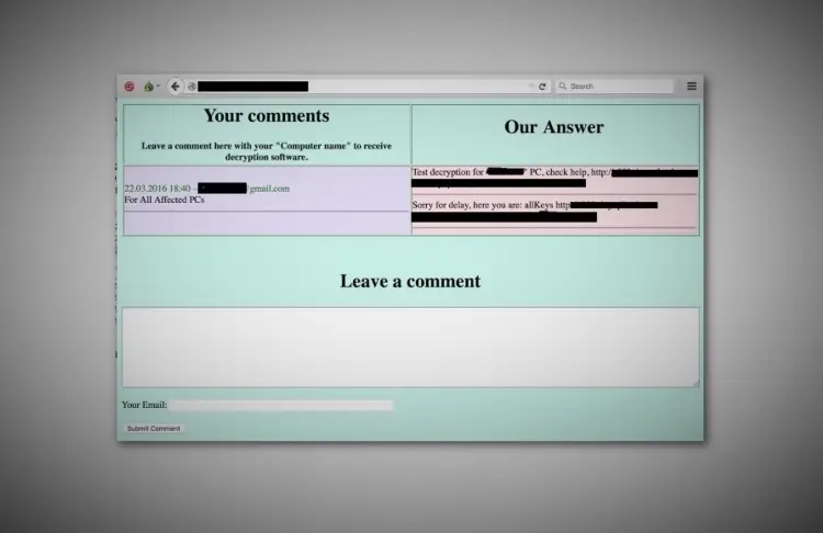 باج افزار سم سم / SamSam Ransomware