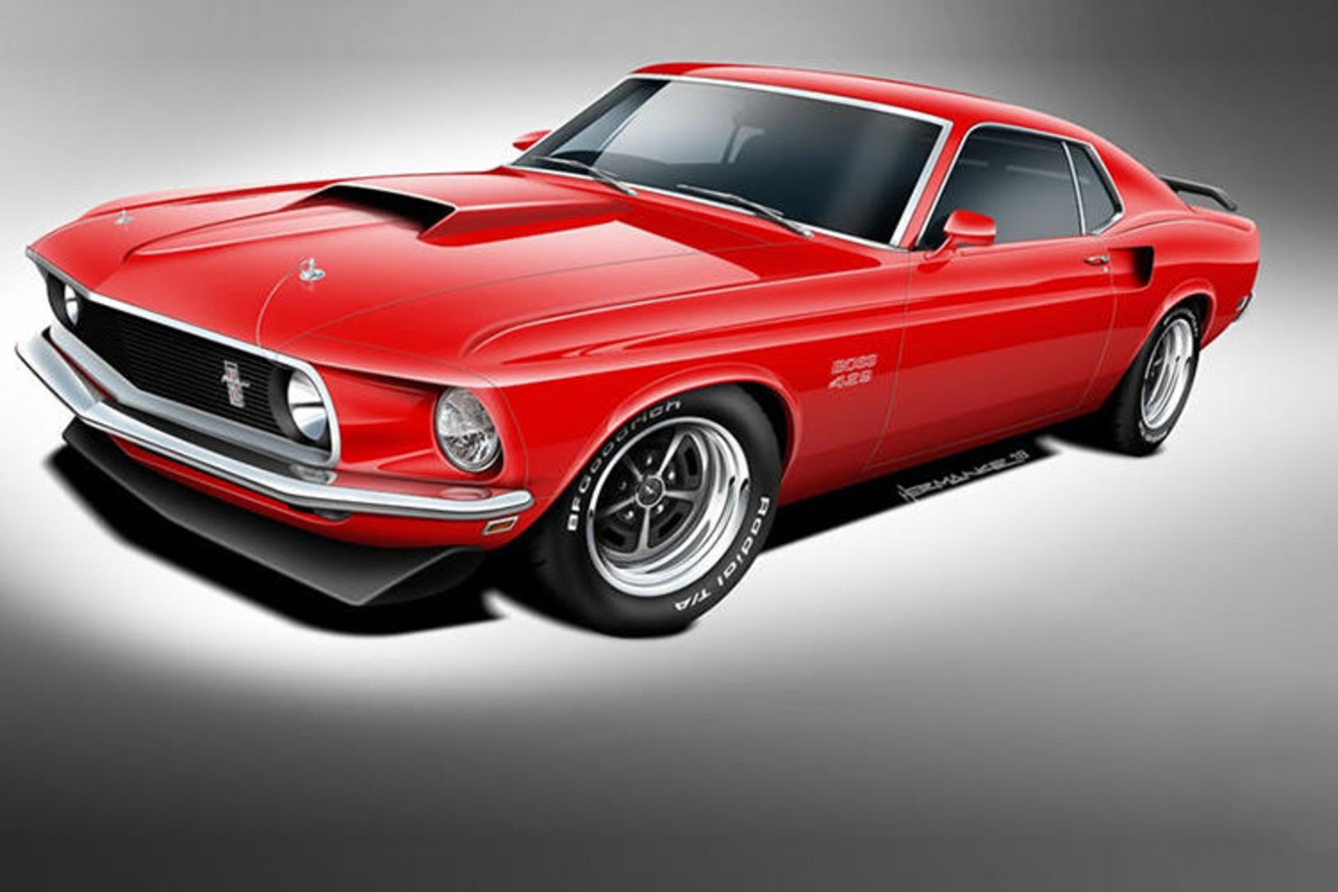 Ford Mustang Boss 429 / خودروی عضلانی فورد موستانگ باس 429