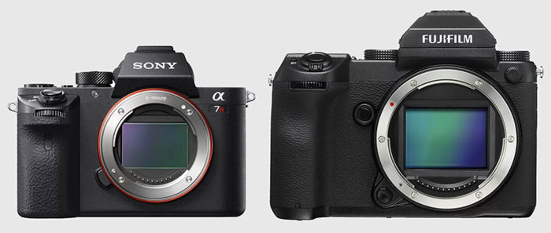 فوجی فیلم GFX 50S و سونی 