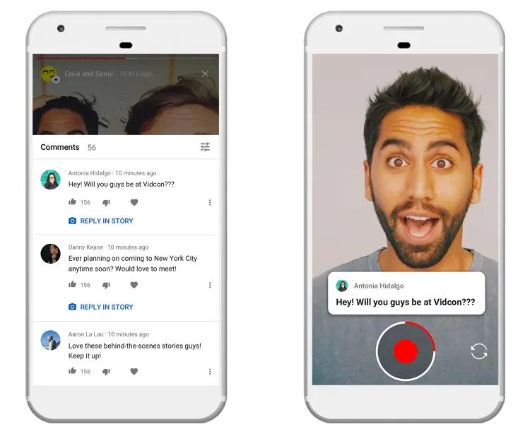 استوری یوتیوب / یوتیوب استوریز / YouTube Stories