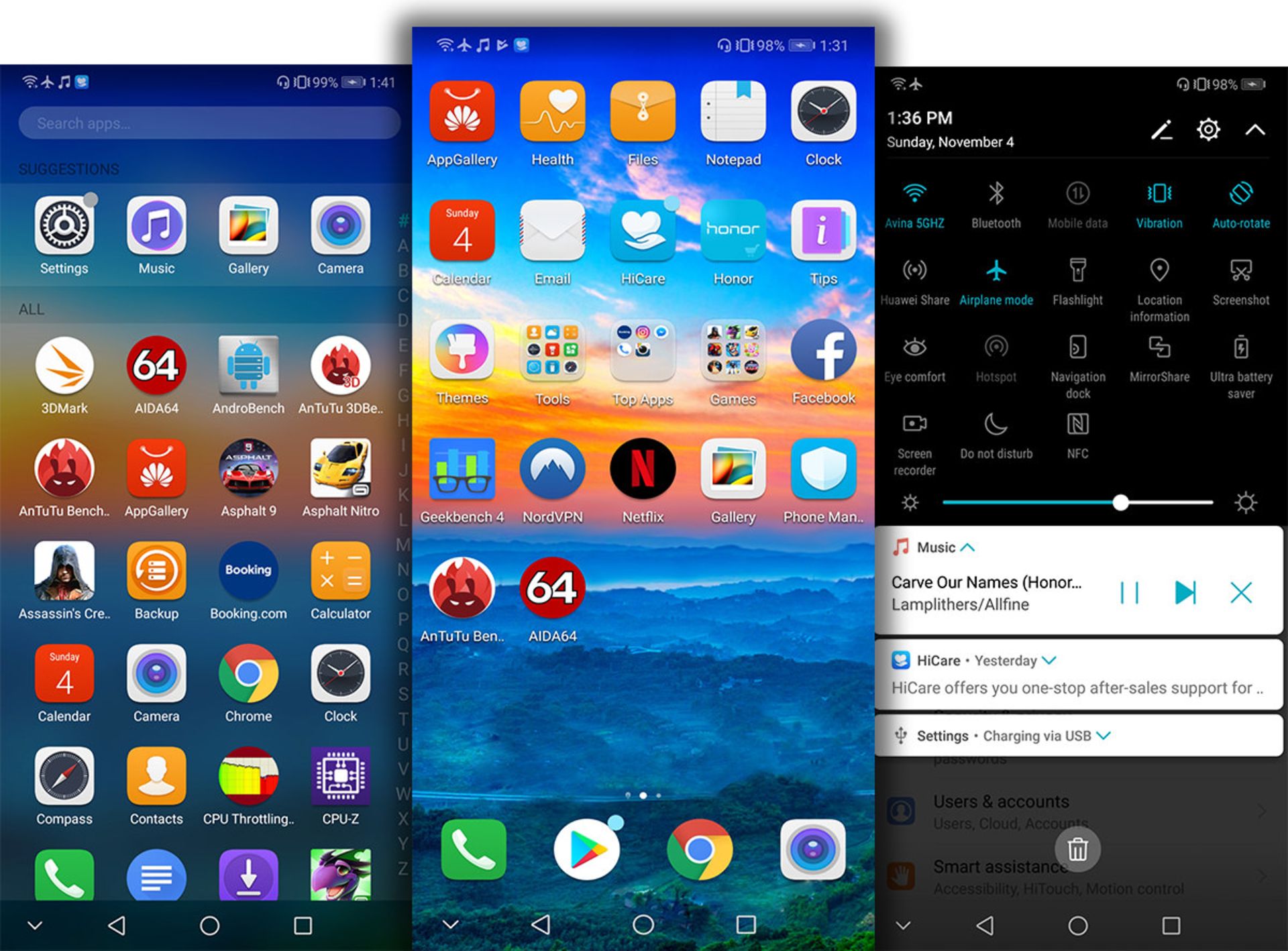 رابط کاربری آنر ۱۰