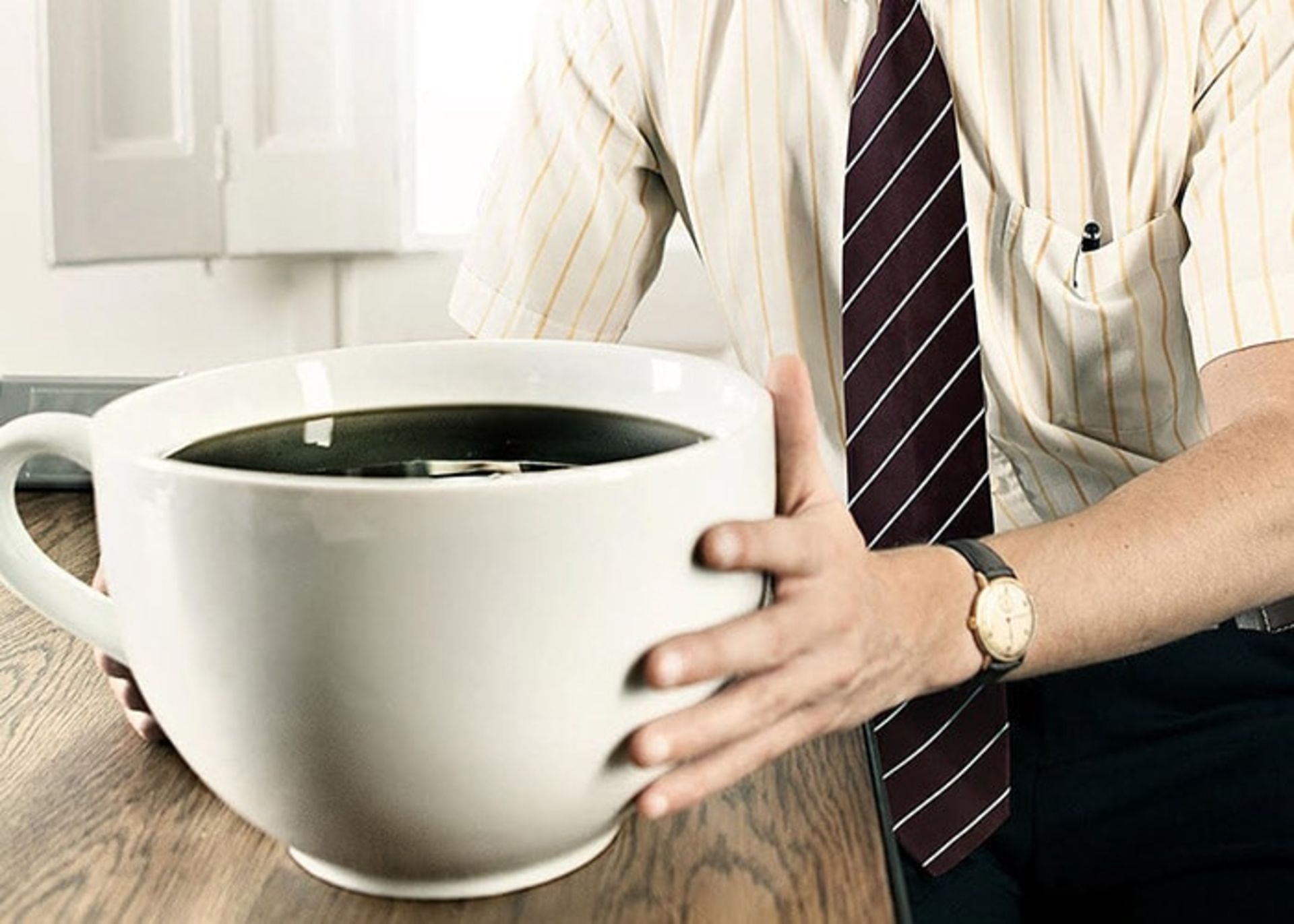 مصرف مقدار زیاد کافئین