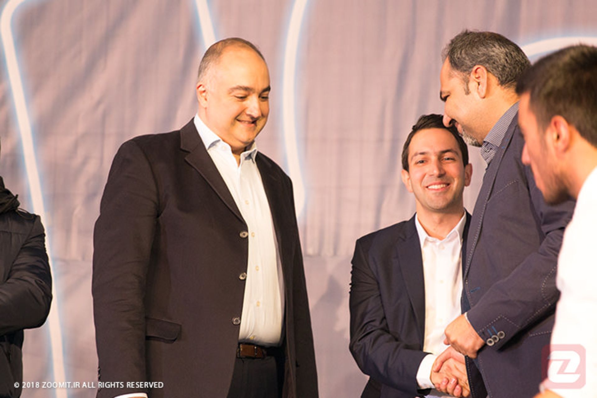 ژوبین علاقبند، شهرام شاهکار، امیر ناظمی در تولد چهار سالگی اسنپ