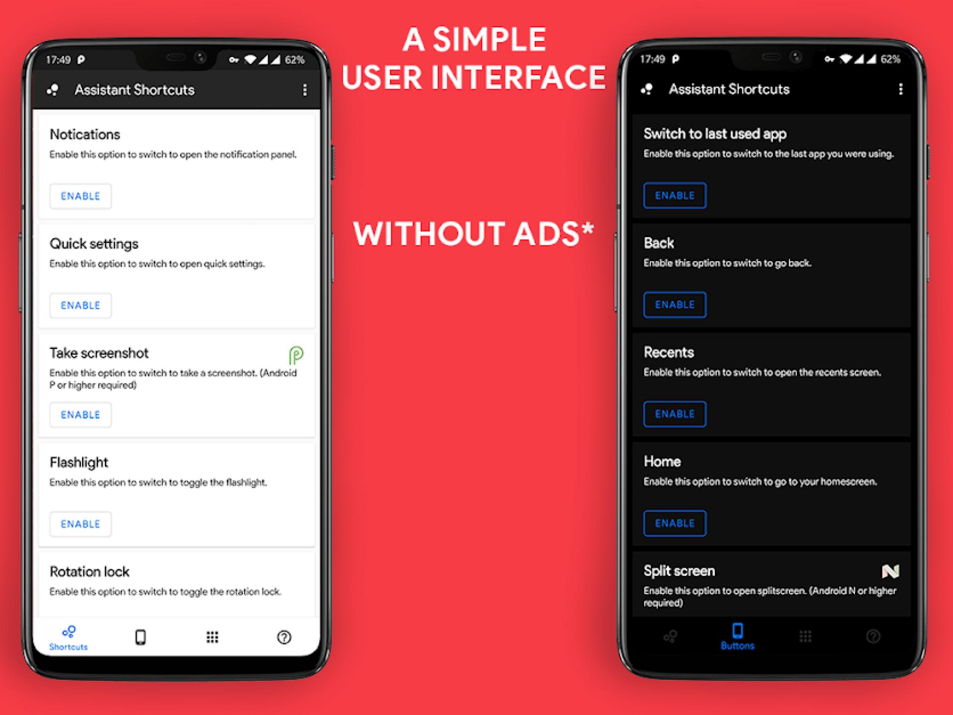 Assistant Shortcut / زوم اپ