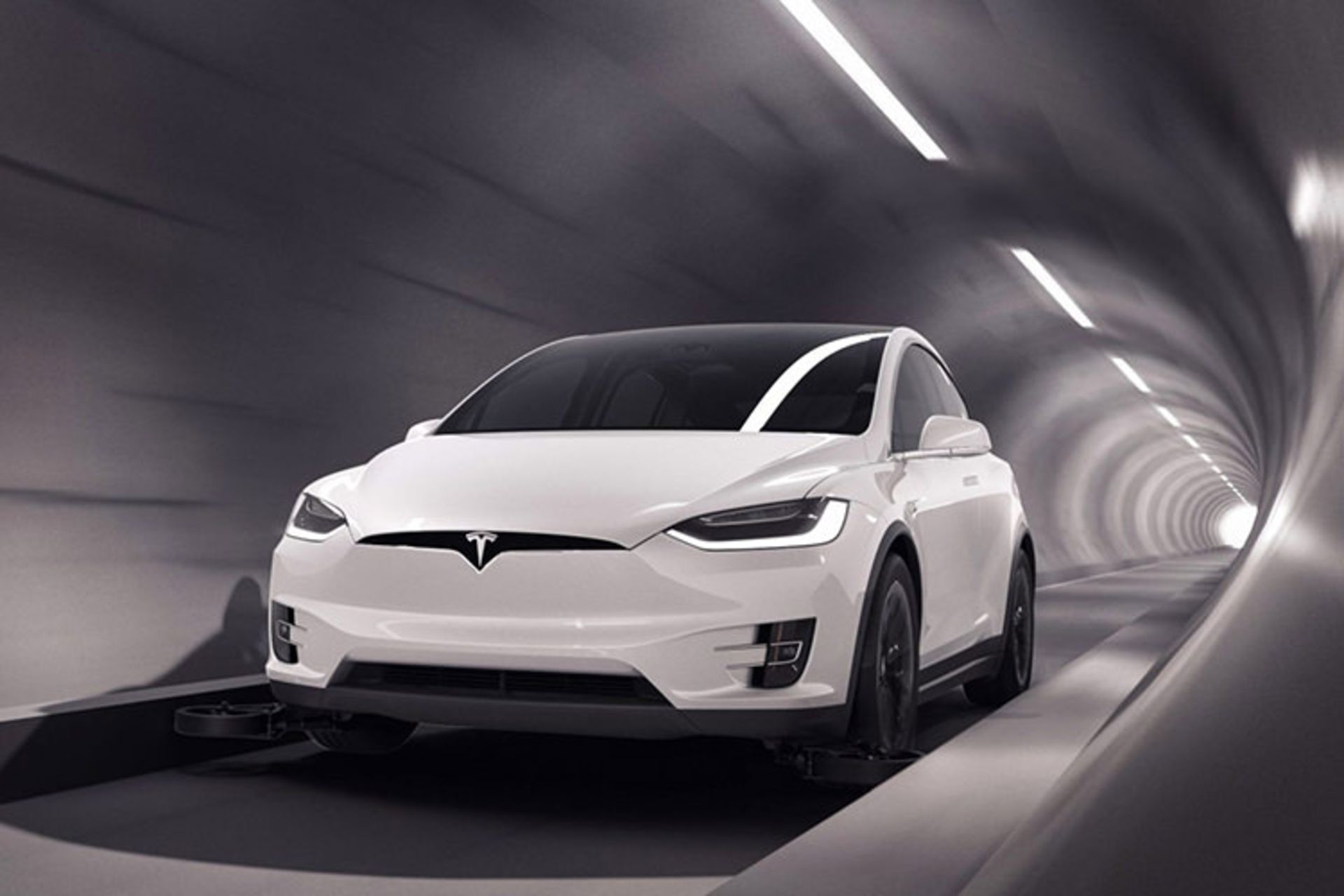 Elon Musk Tesla Model X Loop / لوپ تسلا مدل ایکس ایلان ماسک