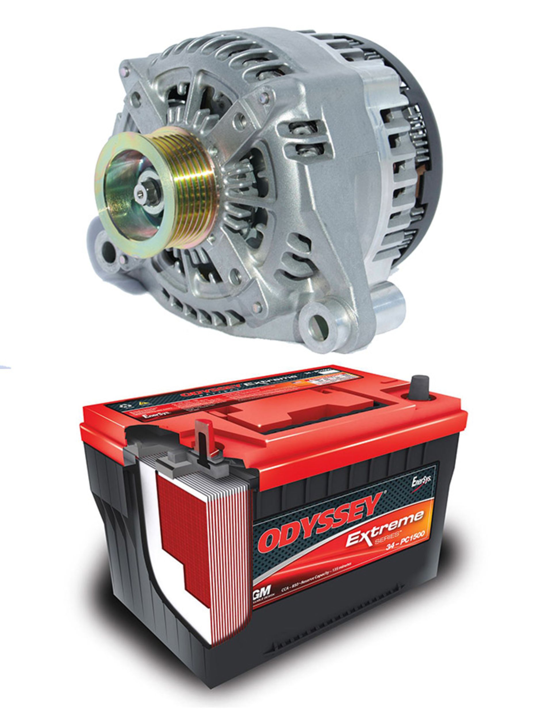 باتری و دینام