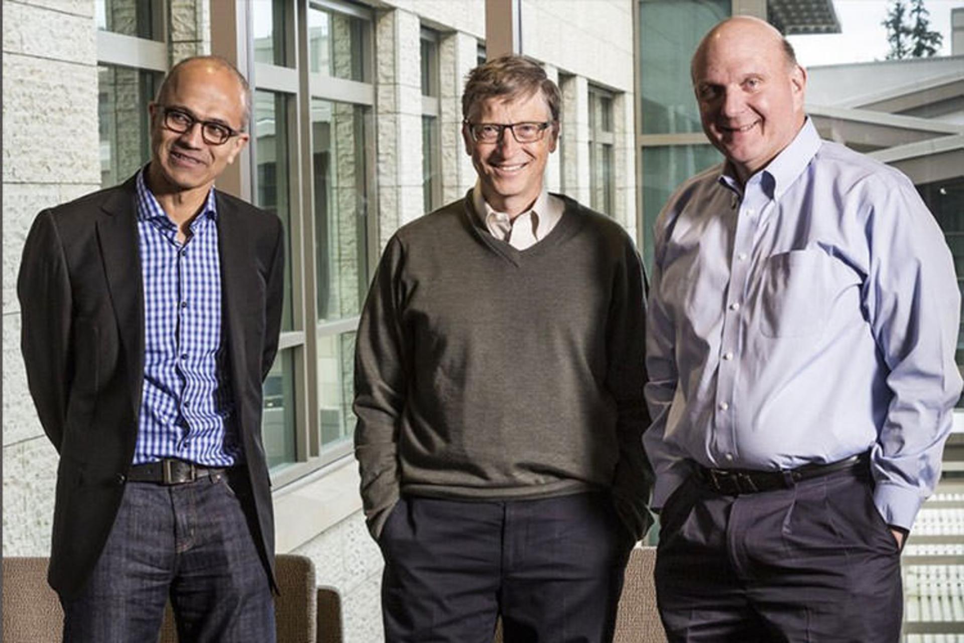 GATES BALLMER NADELLA