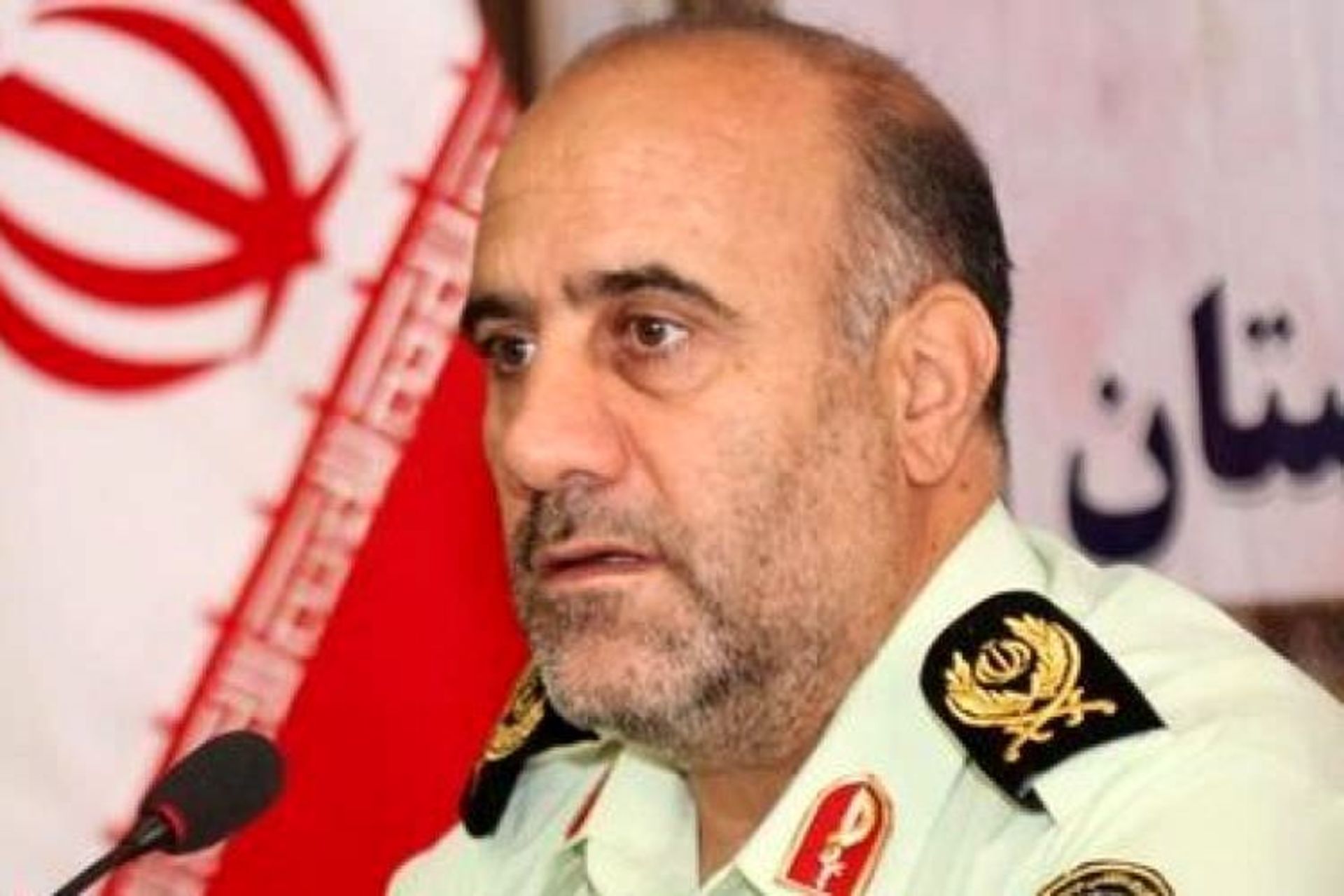 سردار حسین رحیمی فرمانده نیروی انتظامی تهران بزرگ