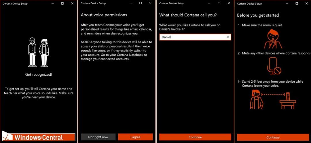 Cortana multi-user