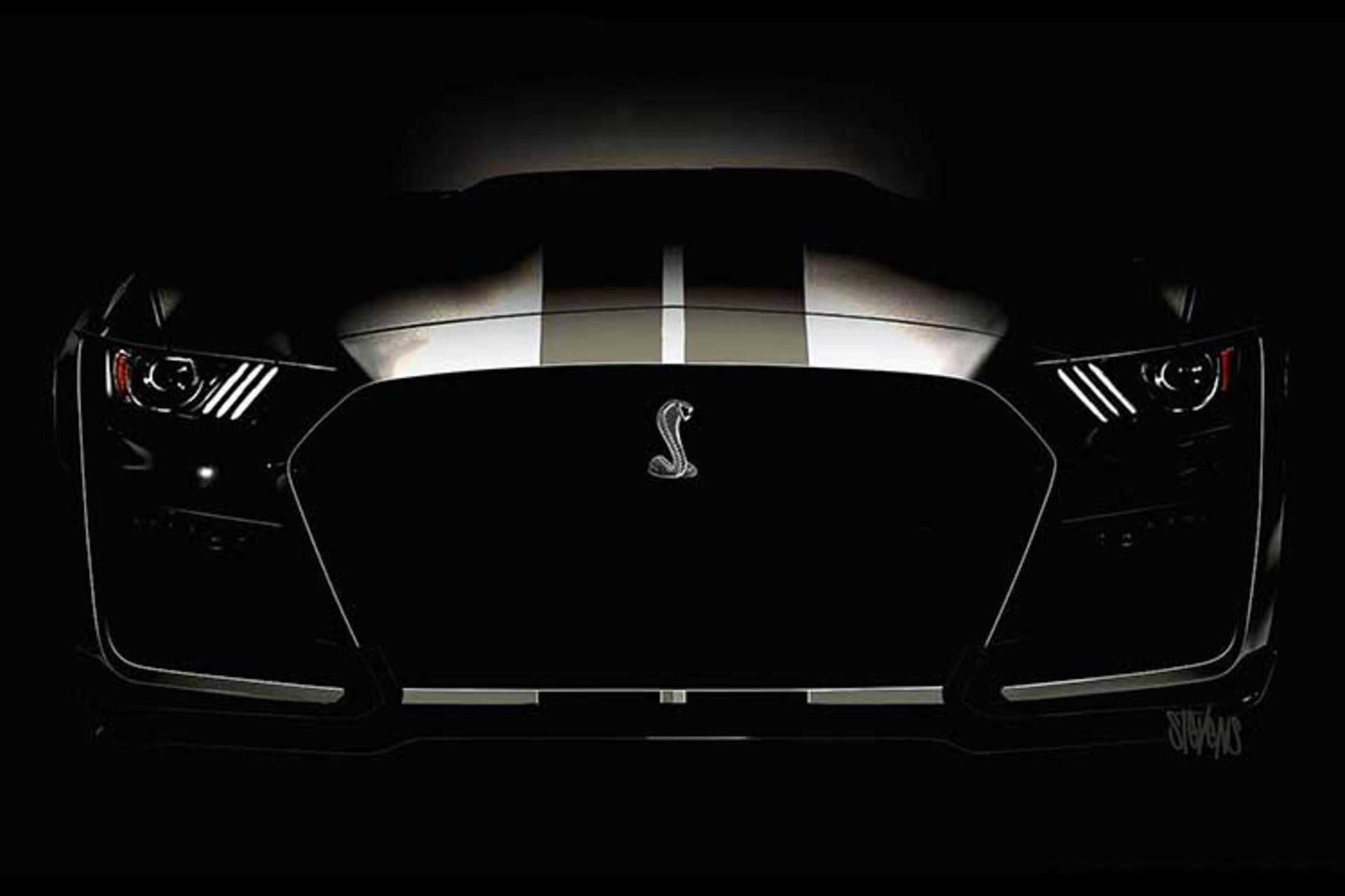 Ford Mustang Shelby GT500 Render