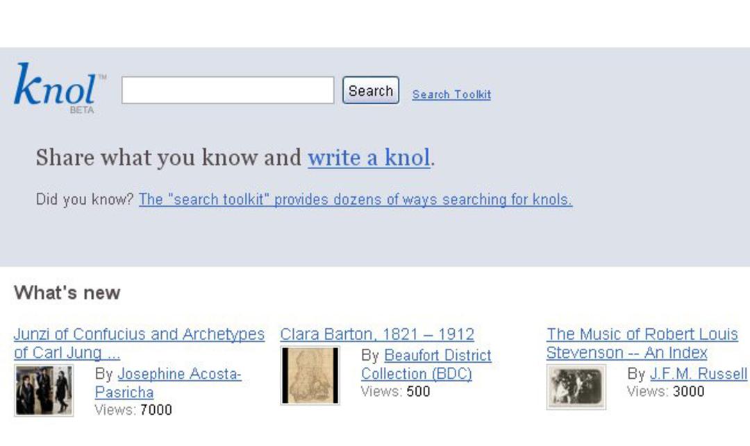 google knol