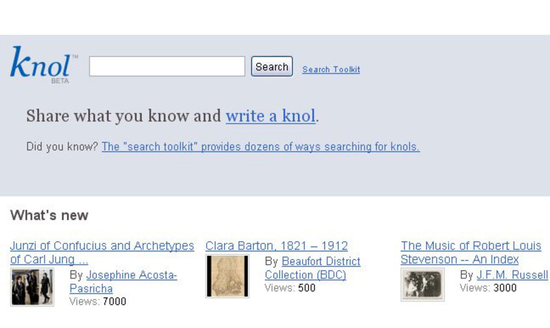 google knol