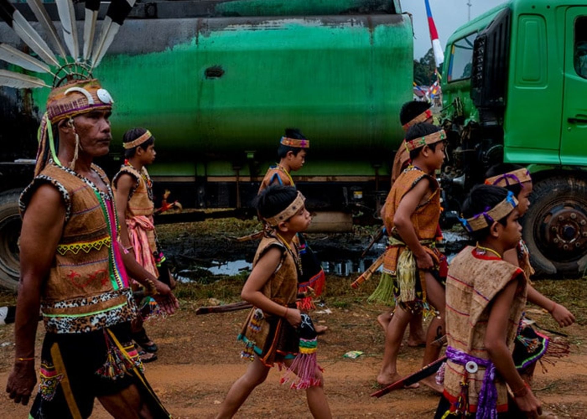 قبیله بومی در بورنئو