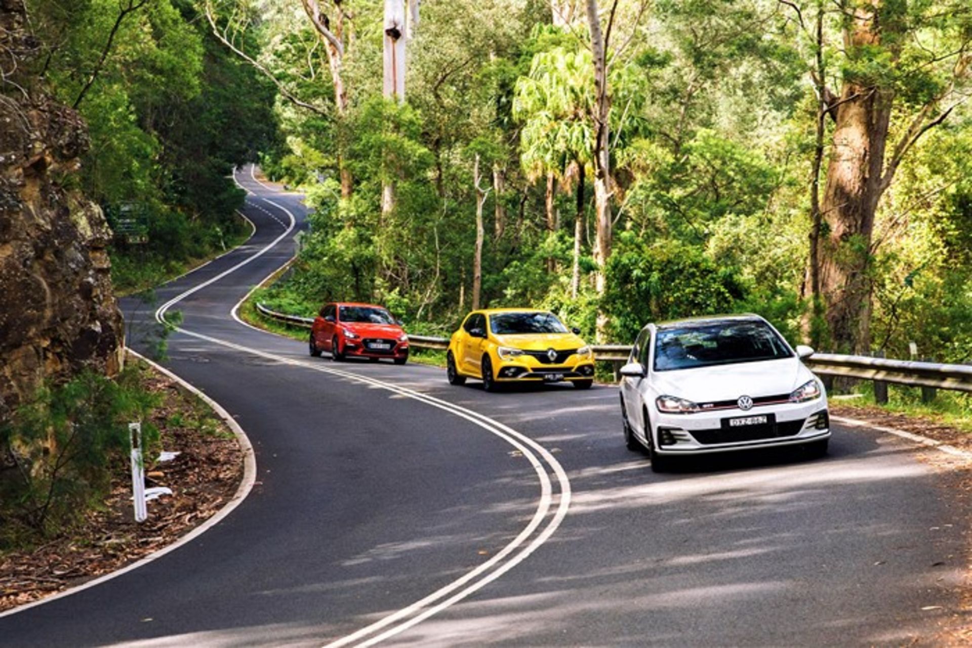 Volkswagen Golf GTI/Hyundai i30 N/Renault Megane RS