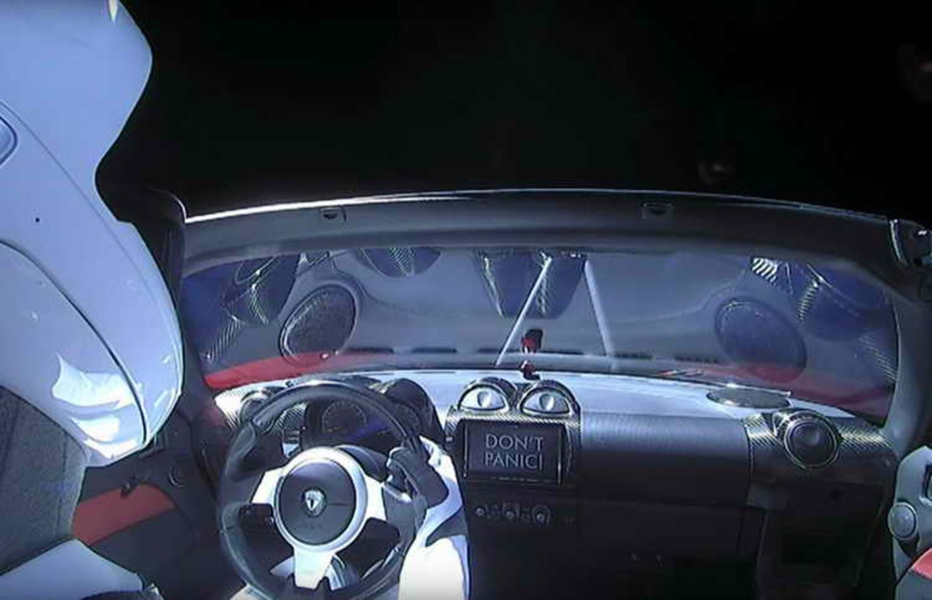  Tesla Roadster Into Space