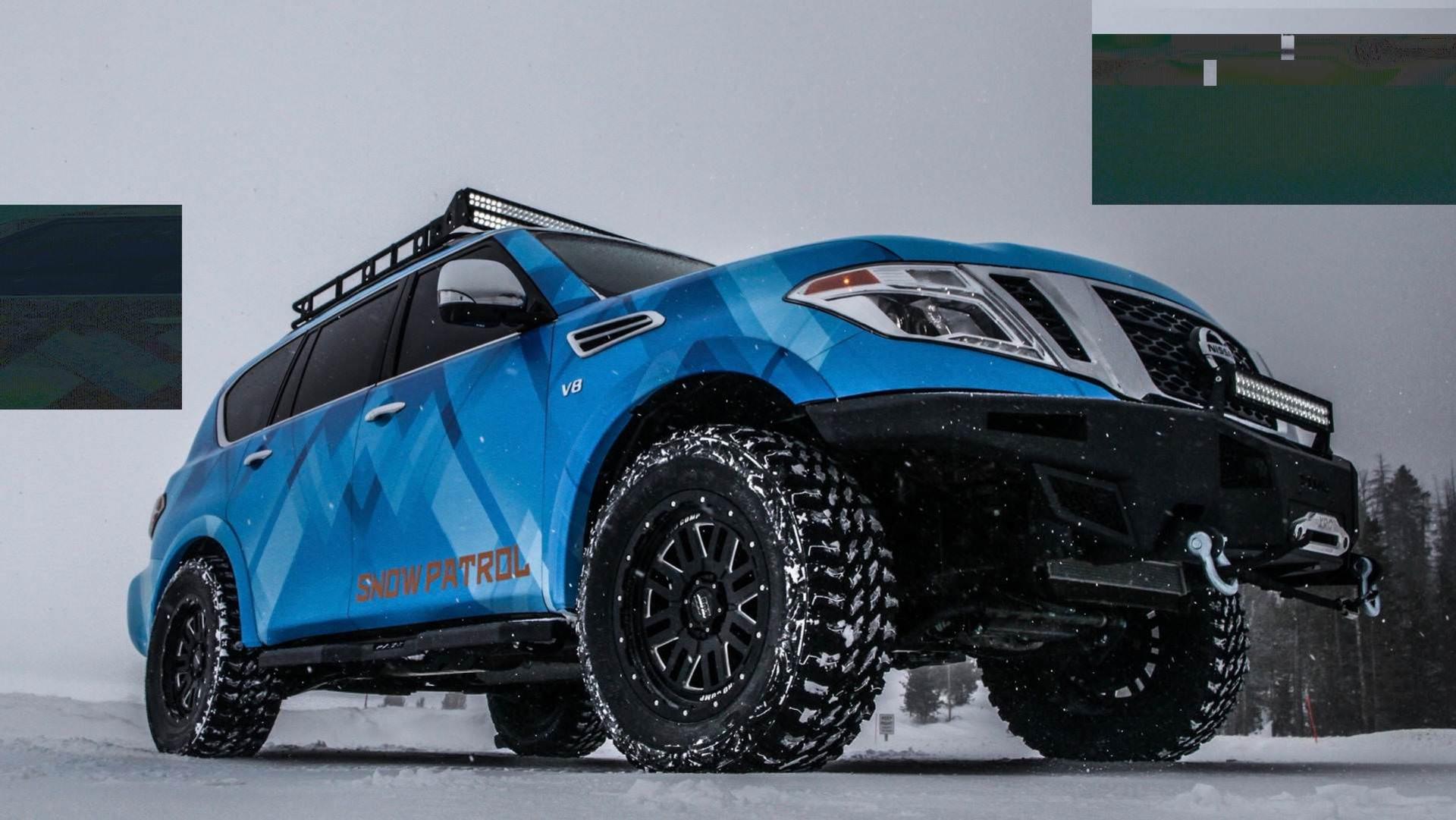 nissan armada snow patrol suv / نیسان آرمادا شاسی‌بلند