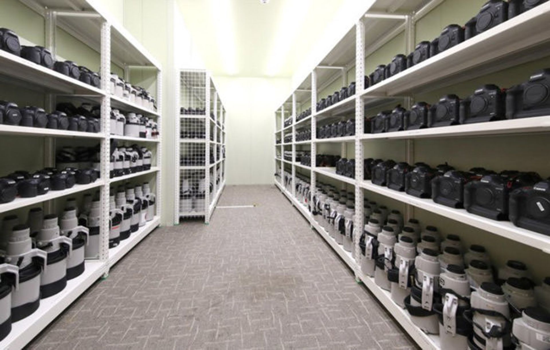 انبار تجهیزات نیکون و کانن در المپیک زمستانی ۲۰۱۸