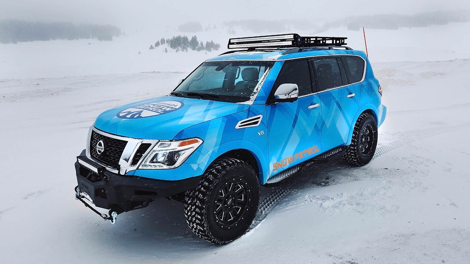 nissan armada snow patrol suv / نیسان آرمادا شاسی‌بلند