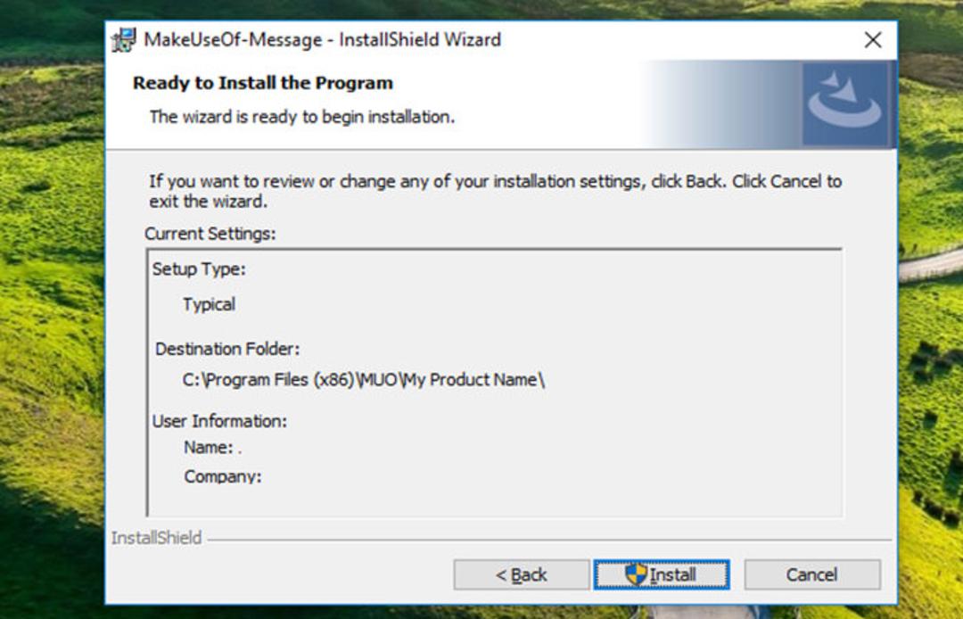 نرم افزار InstallShield 