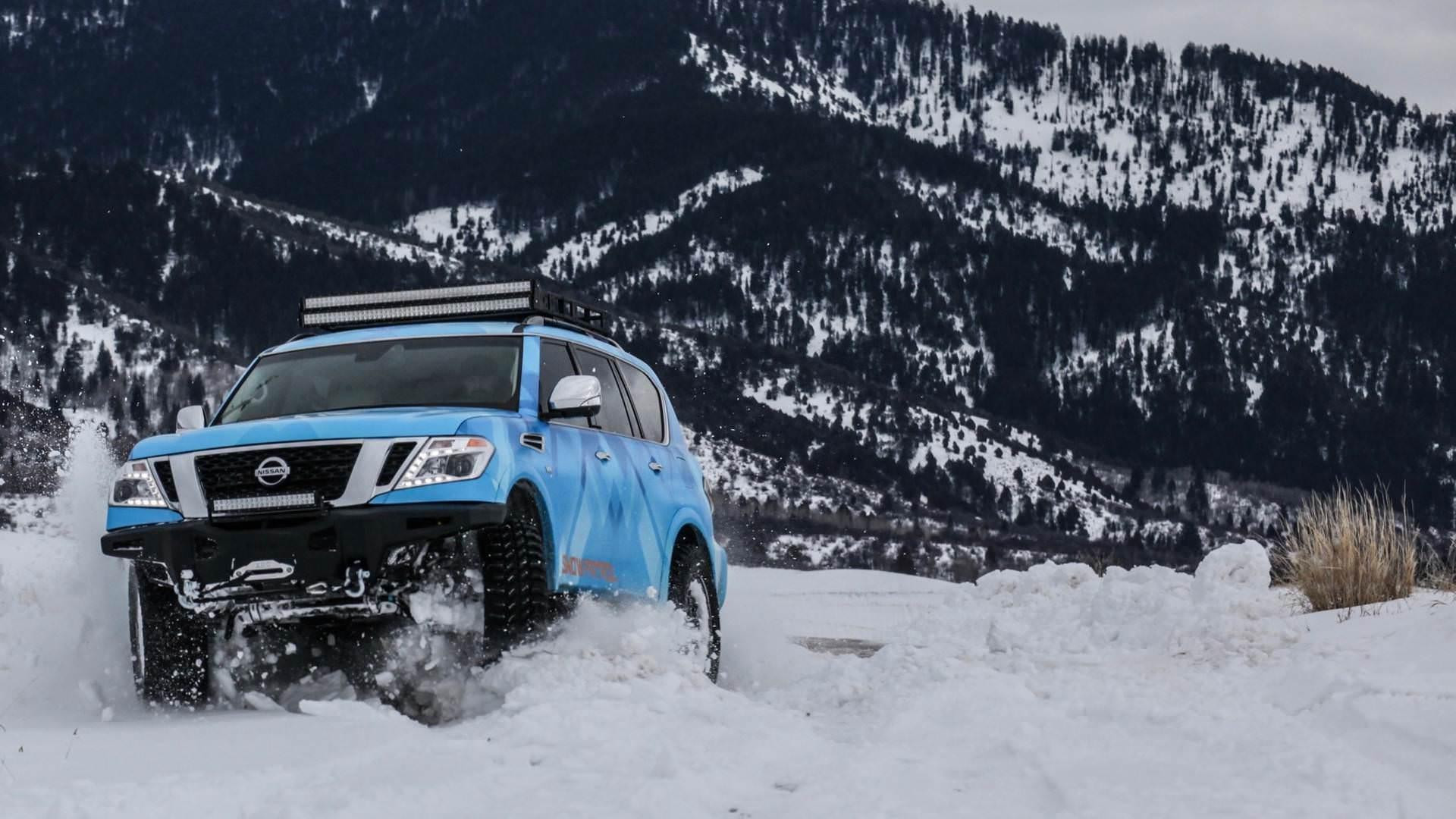 nissan armada snow patrol suv / نیسان آرمادا شاسی‌بلند