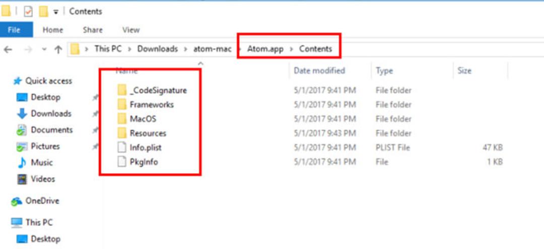 فایل APP نرم افزار Atom